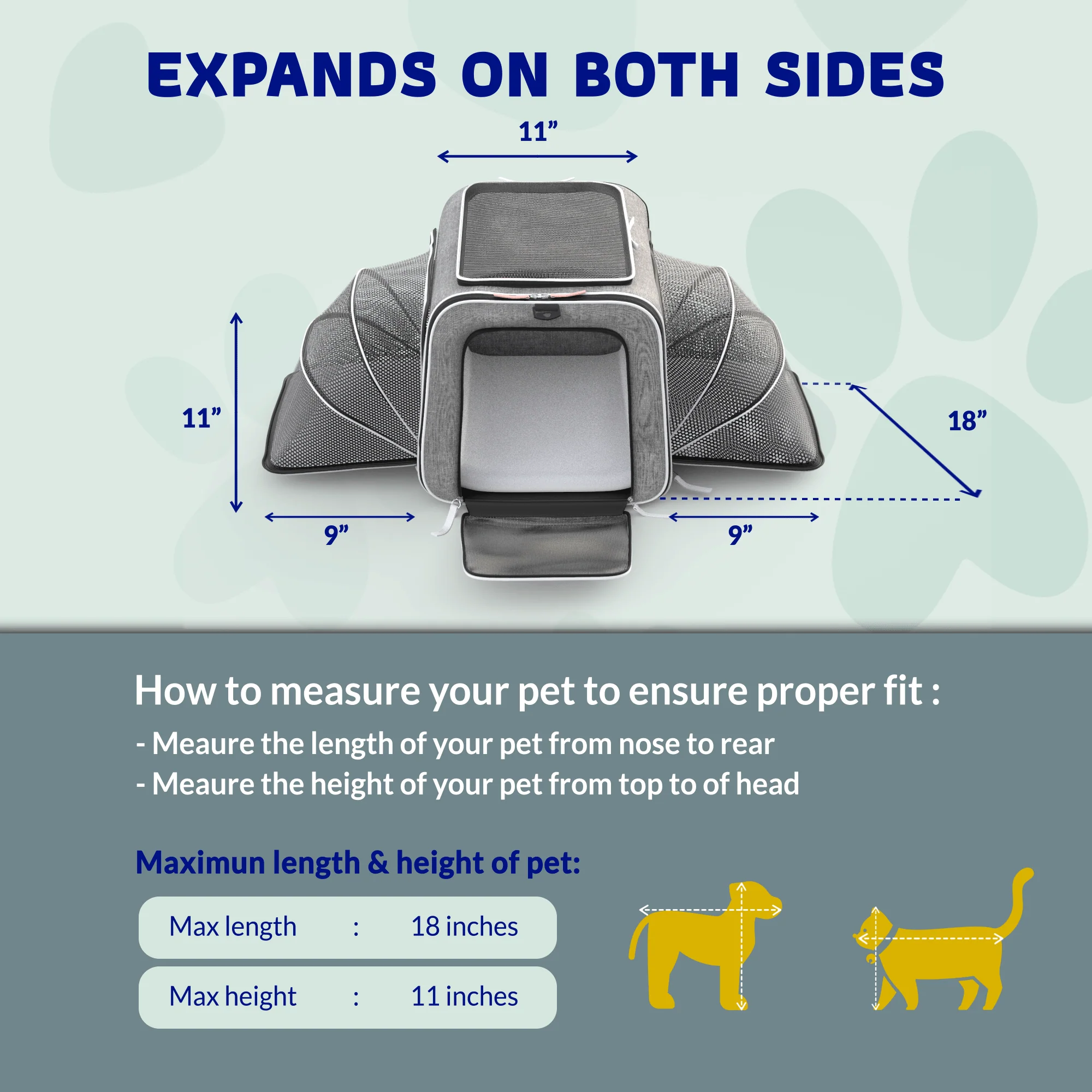 Katziela Rolling Rover Airline Compliant Expandable Wheeled Pet Carrier - Image 28