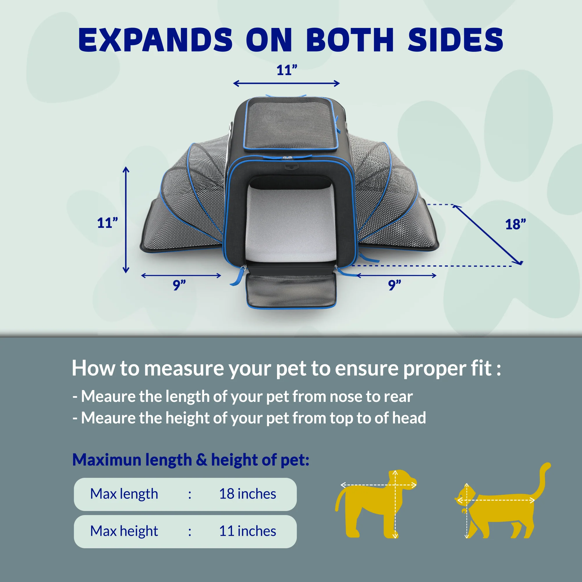 Katziela Rolling Rover Airline Compliant Expandable Wheeled Pet Carrier - Image 9