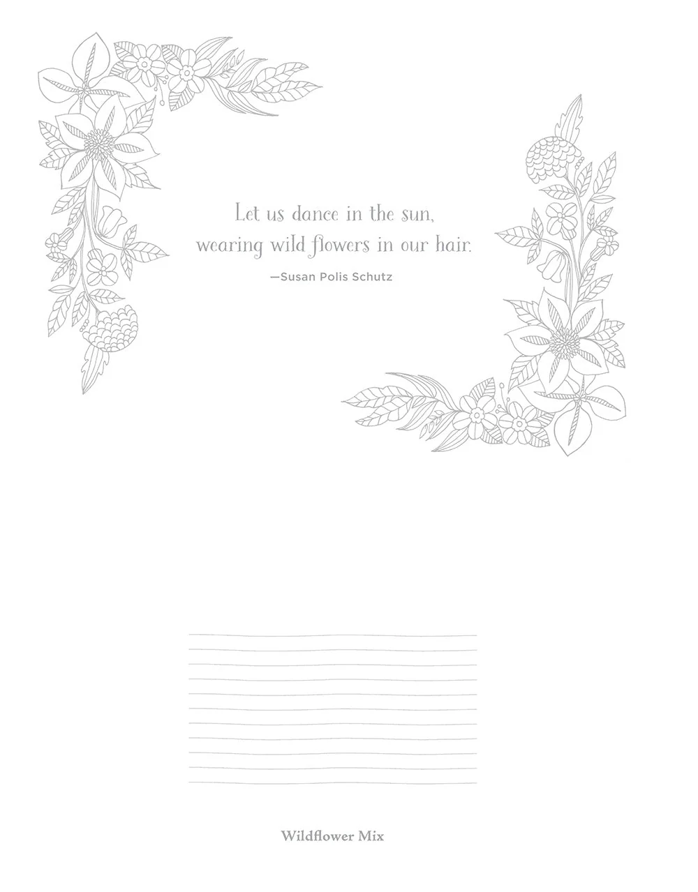 KC Doodle Art Beautiful Blooms Coloring Book - Image 5