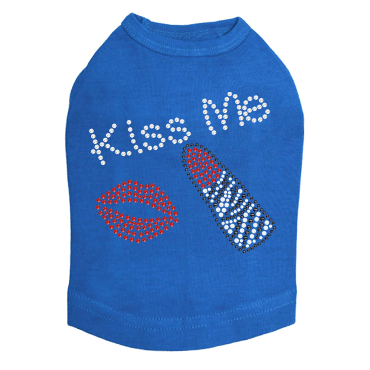 Kiss Me - Lips and Lipstick - Dog Tank - Image 10