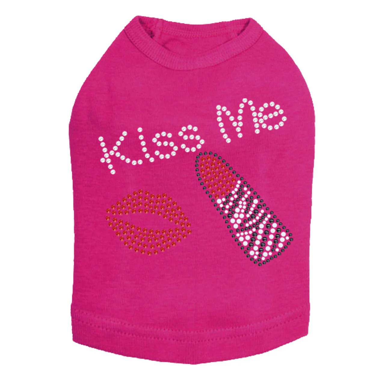 Kiss Me - Lips and Lipstick - Dog Tank - Image 13