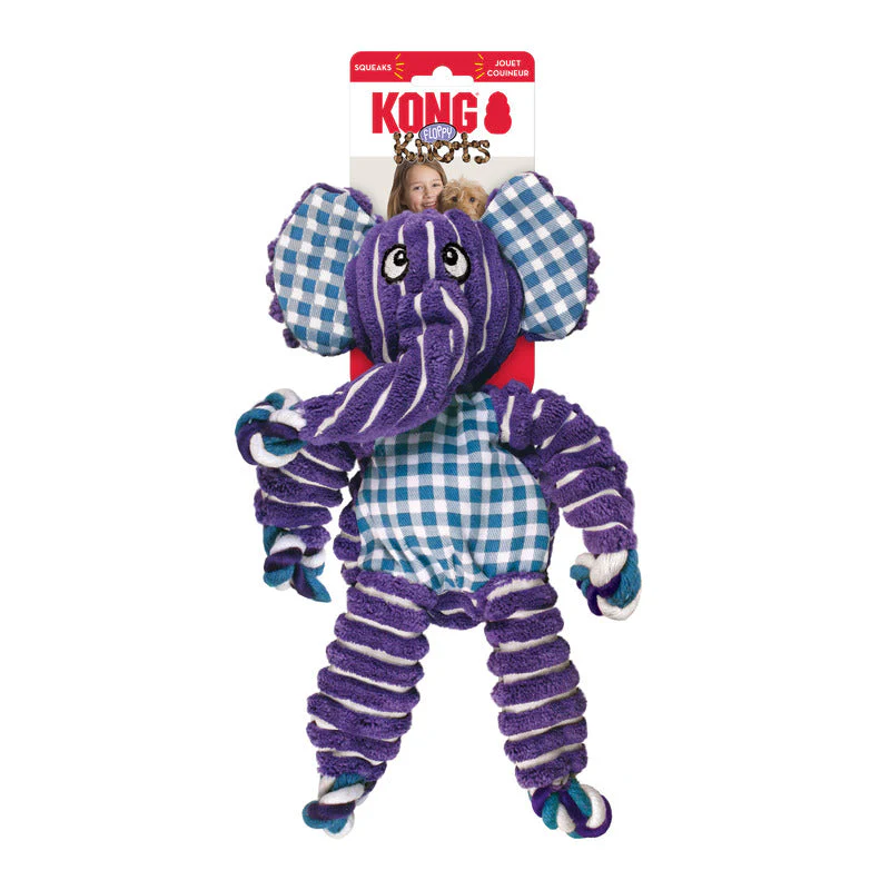 Kong Floppy Knots Elephant - Image 3