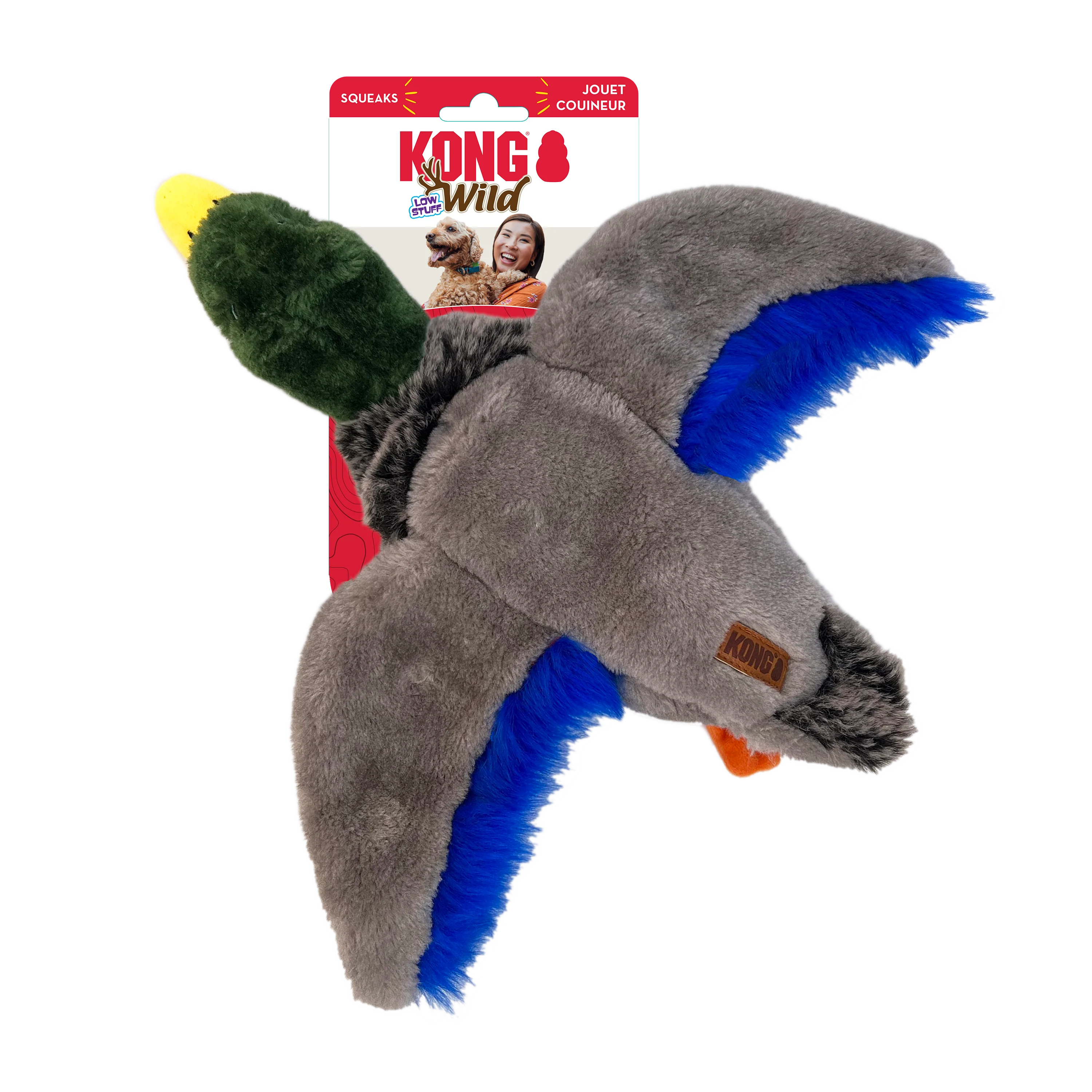 Kong Wild Low Stuff Mallard Medium - Image 2