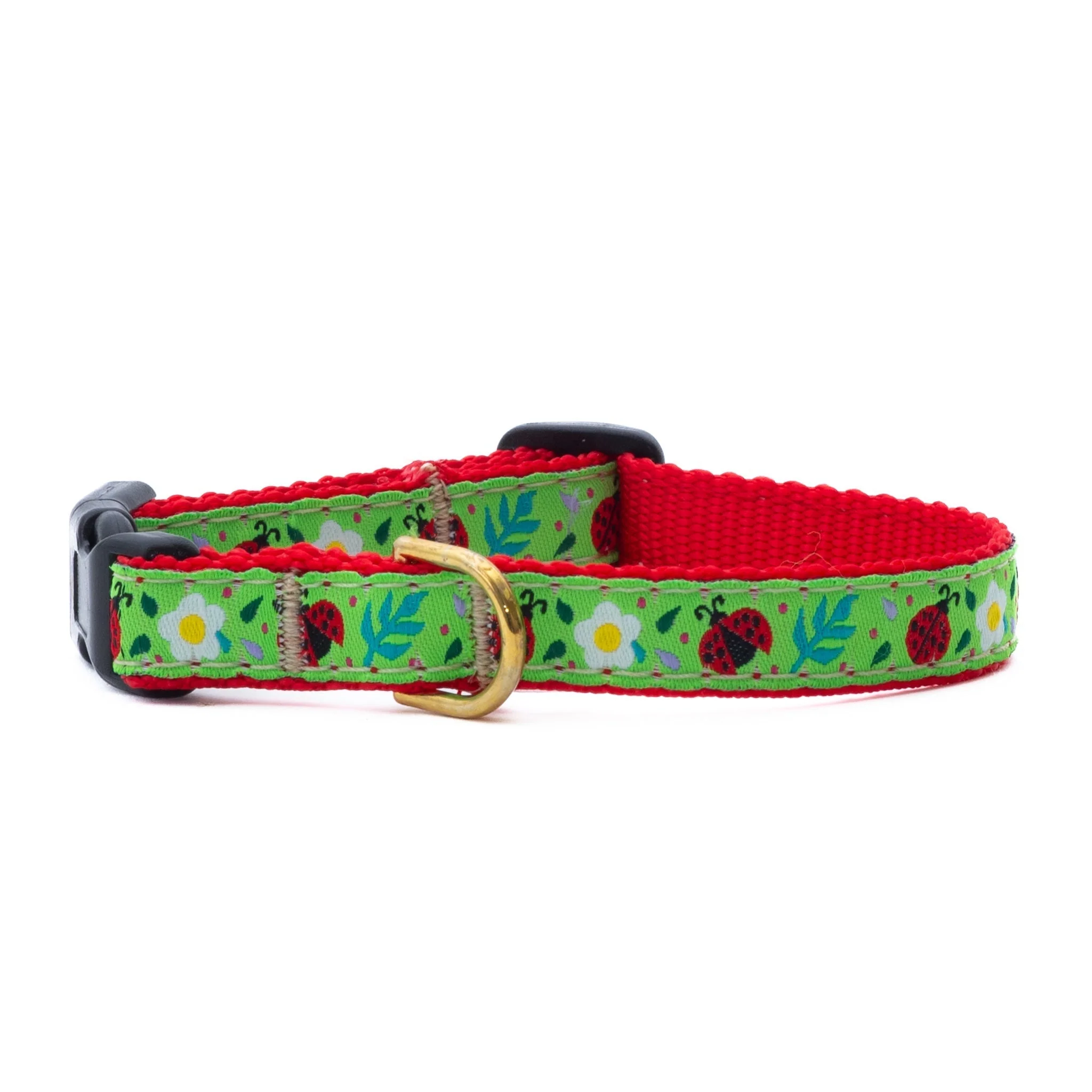 Up Country Ladybugs Made in USA Dog Collar