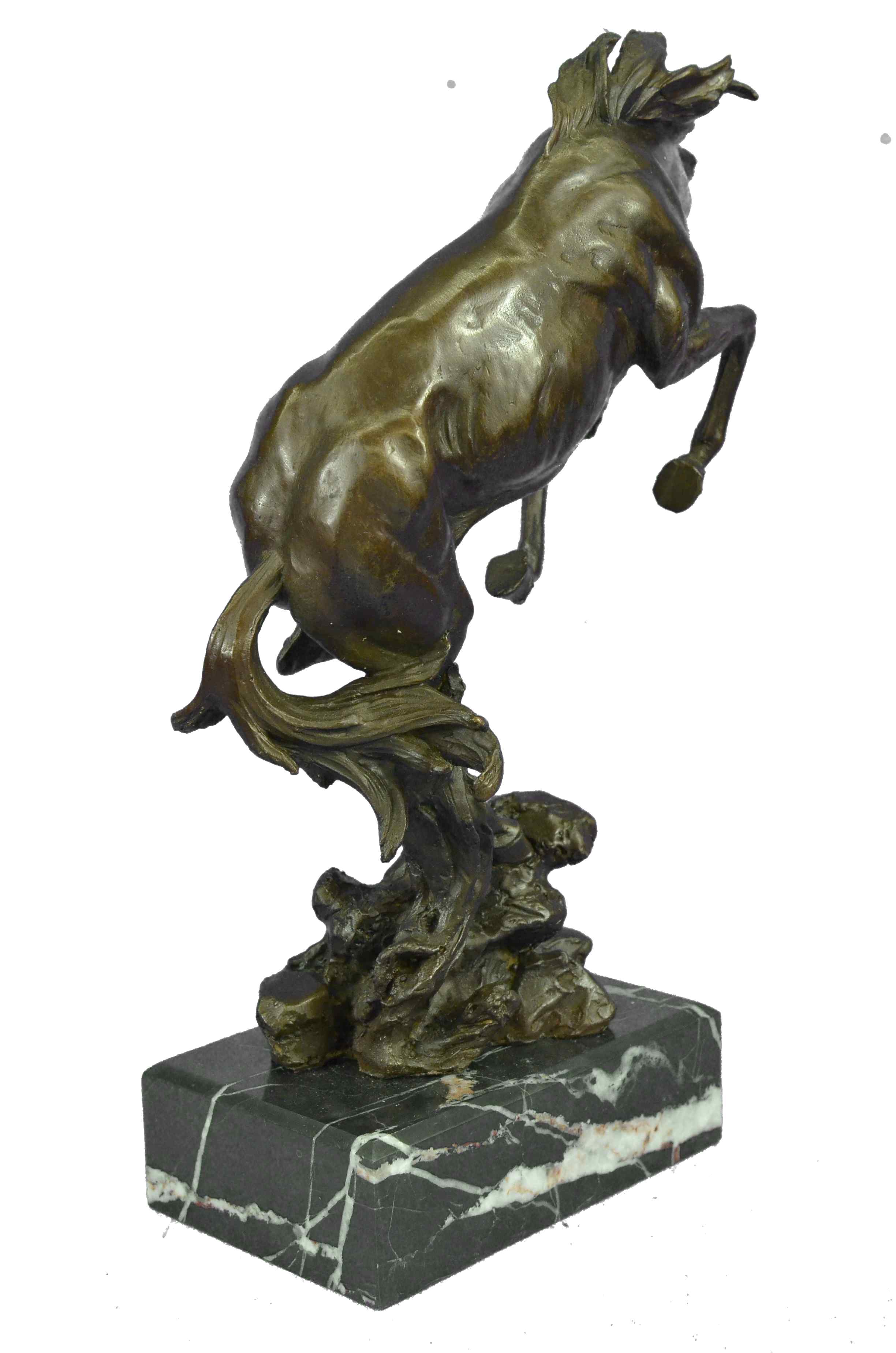 Large Art Deco Hot Cast Collectible Arabian Racing Horse Bronze Sculpture Figure - Image 5