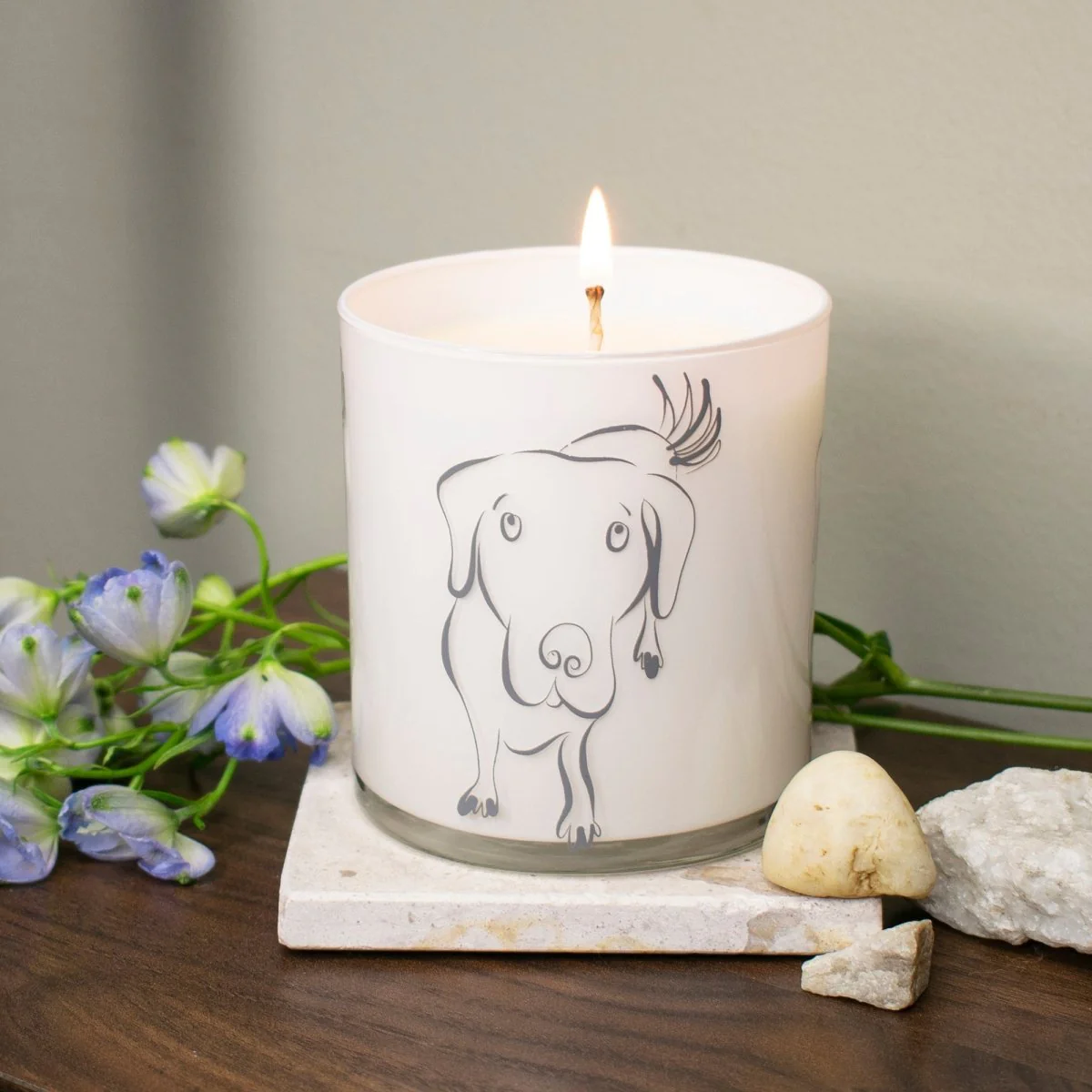 Large Dog Jar Candle - Wet Dog Scent - Image 7