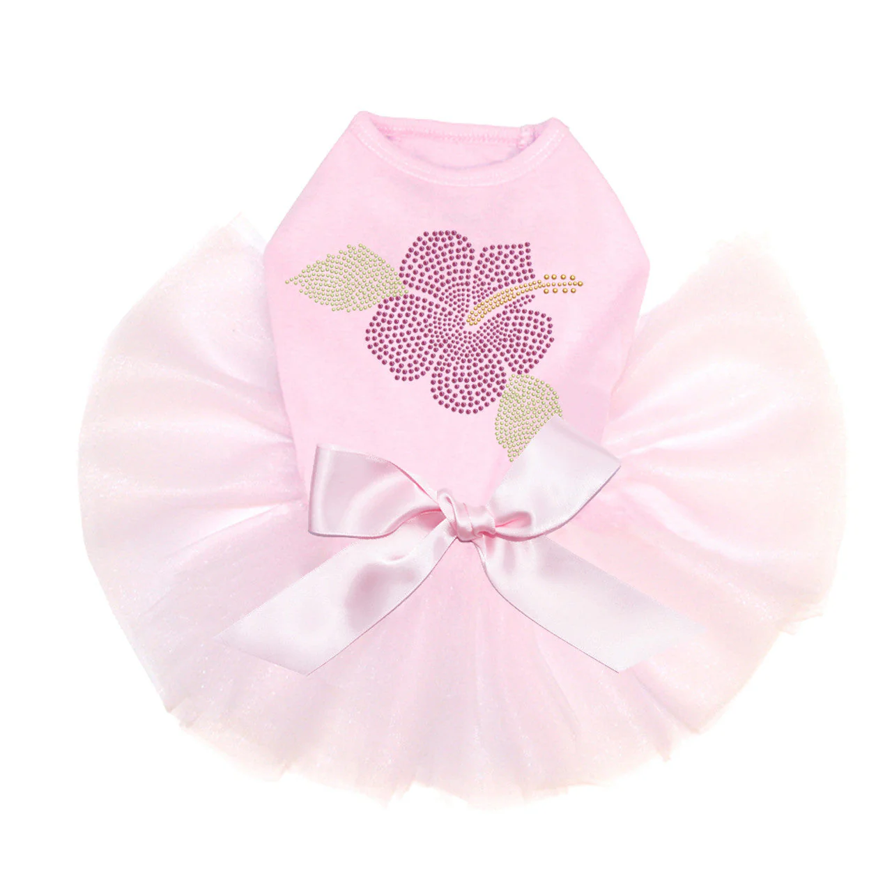 Large Pink Hibiscus - Custom Tutu - Image 2