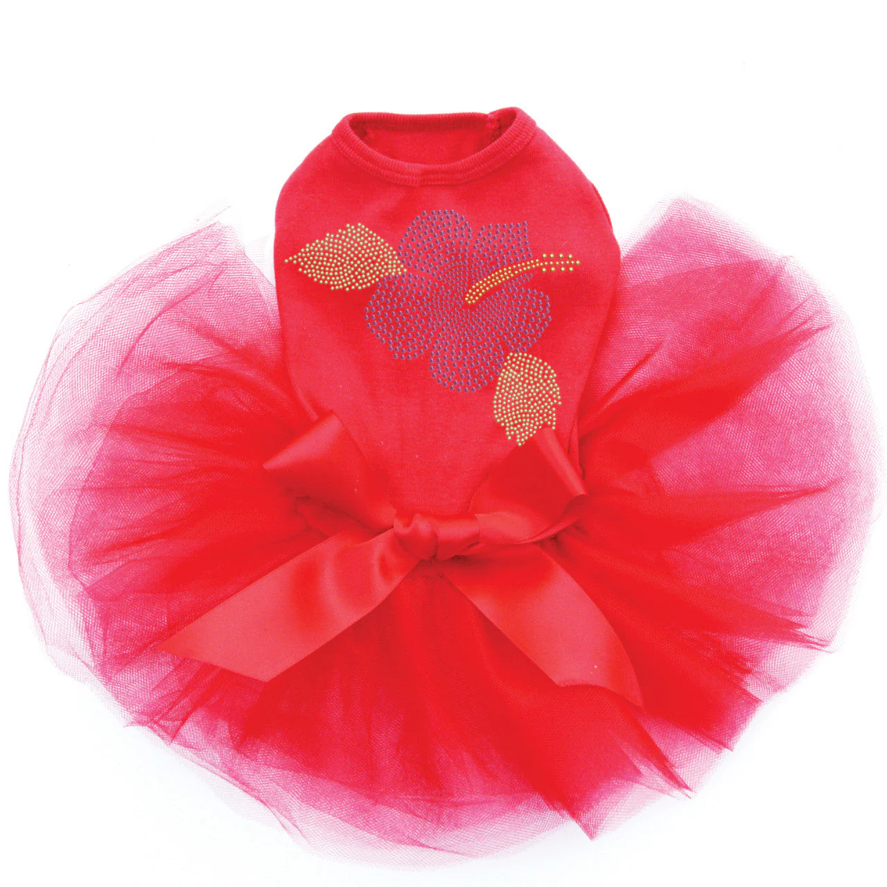 Large Pink Hibiscus - Custom Tutu - Image 4