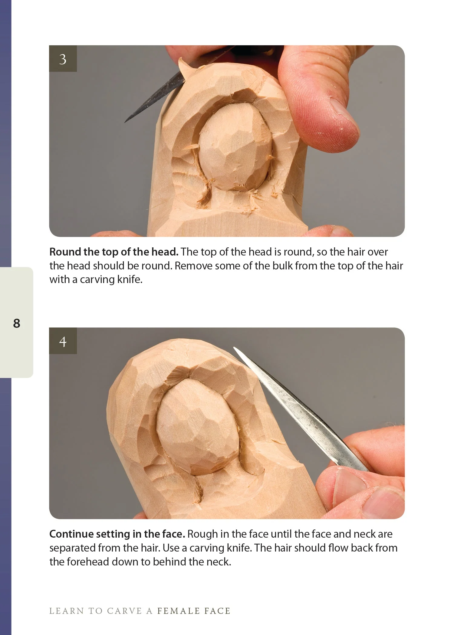 Learn to Carve a Female Face (Booklet) - Image 2