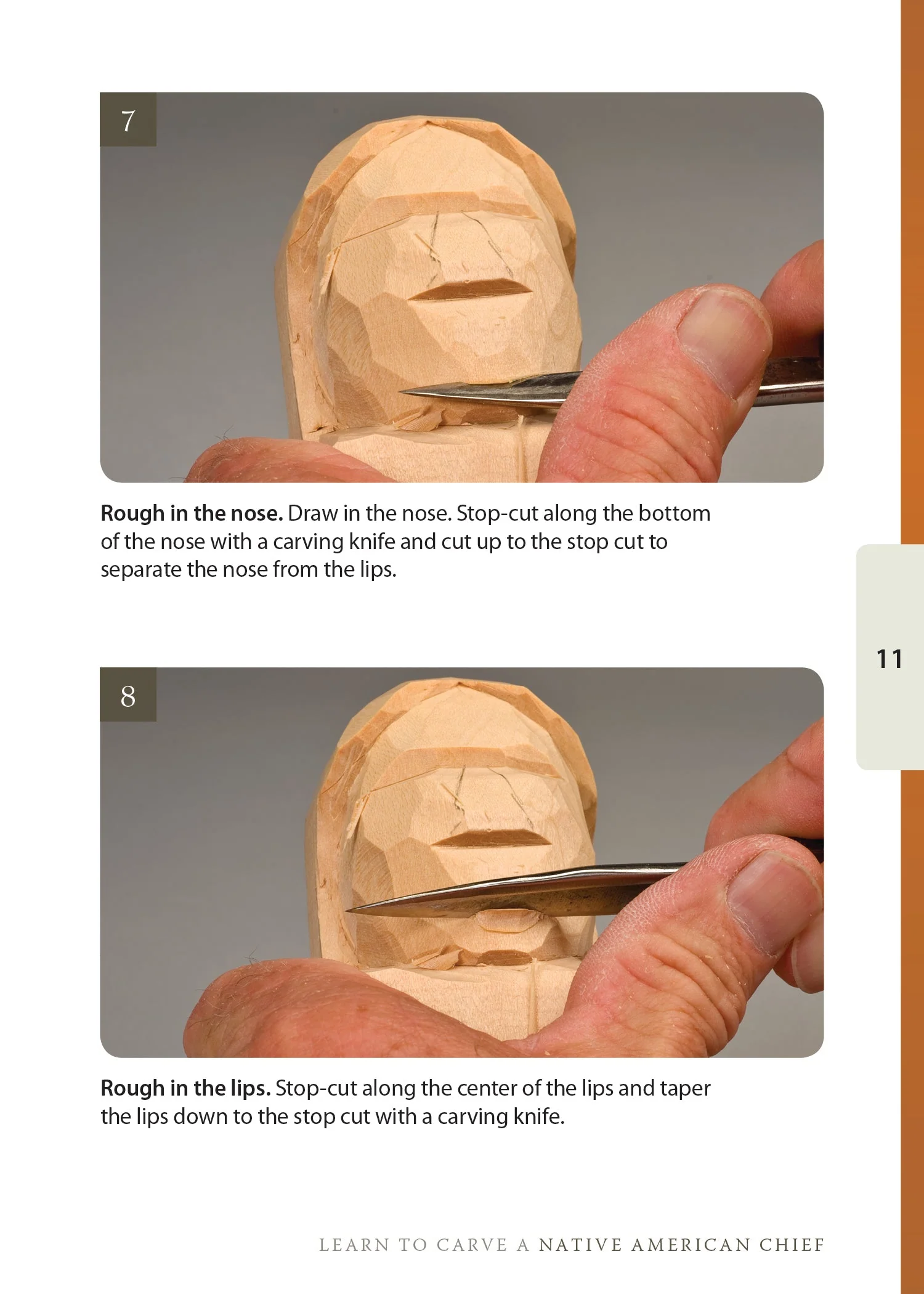 Learn to Carve a Native American Chief (Booklet) - Image 3