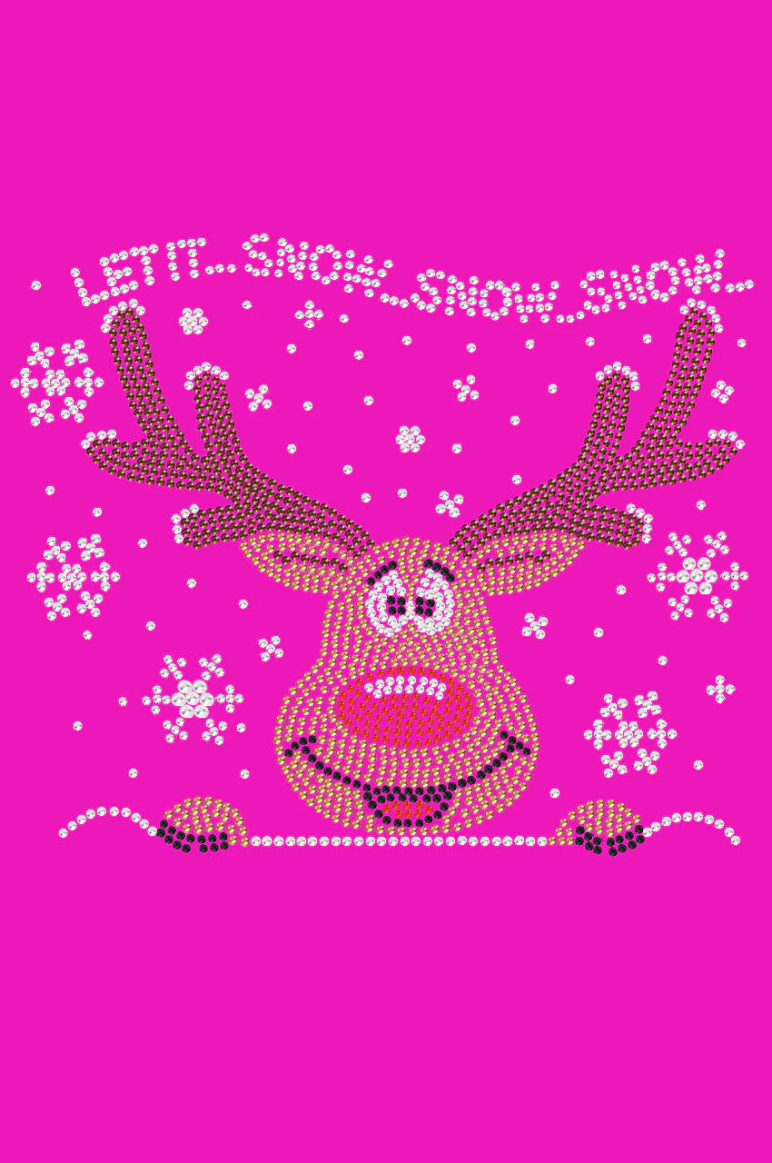 Let it Snow - Red Nose Reindeer - Bandana - Image 12