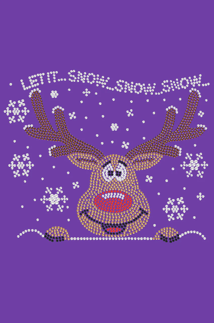 Let it Snow - Red Nose Reindeer - Women's T-shirt