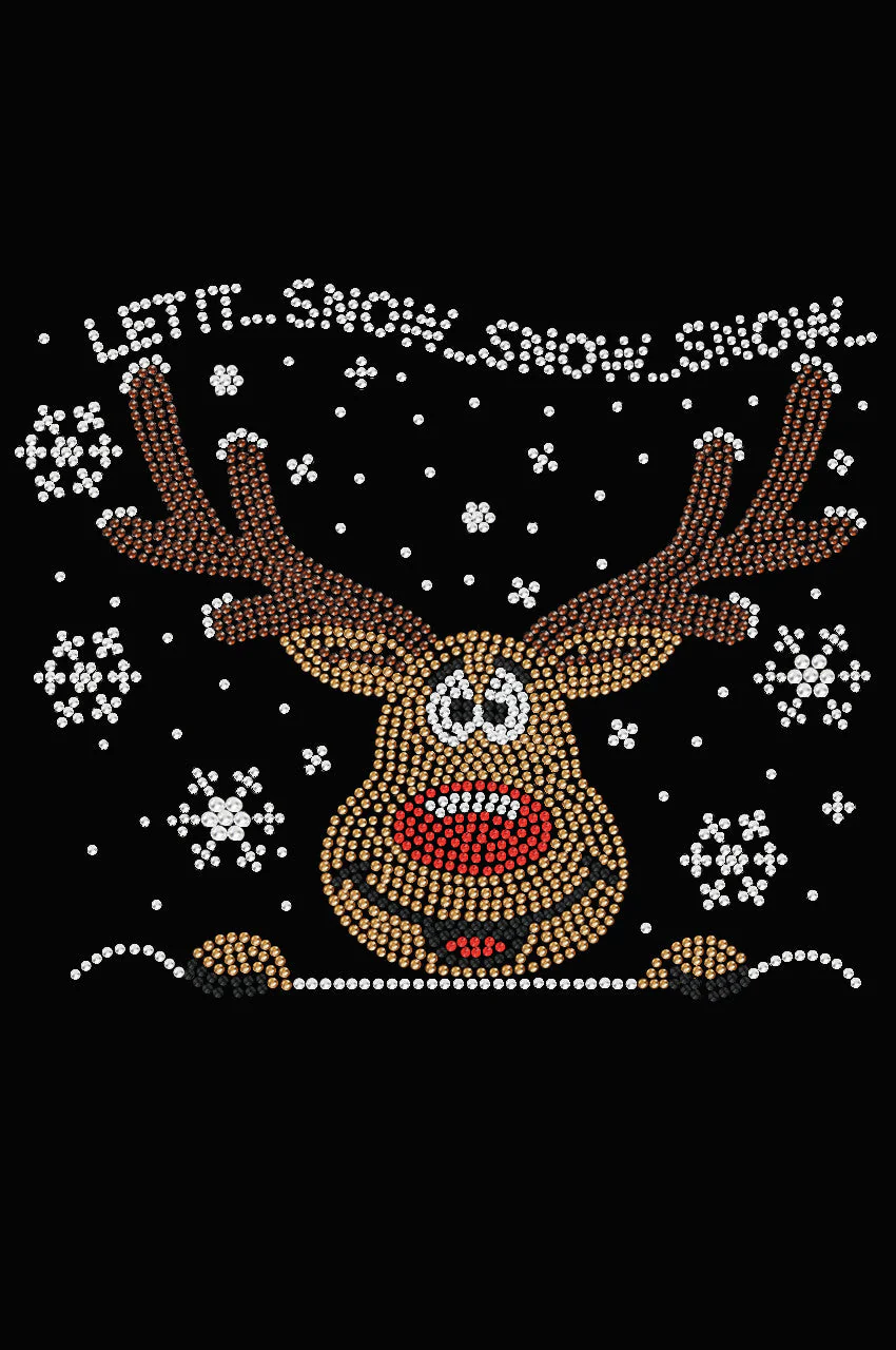 Let it Snow - Red Nose Reindeer - Women's T-shirt - Image 7