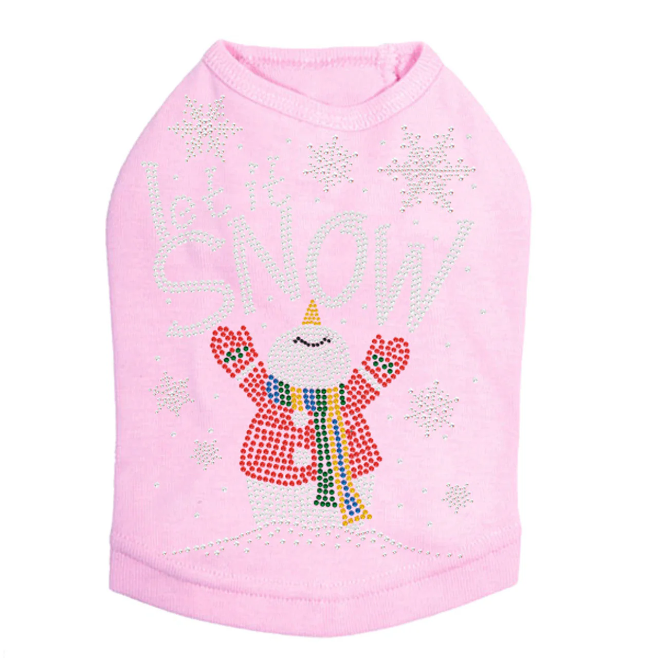 Let it Snow Snowman - Dog Tank - Image 6