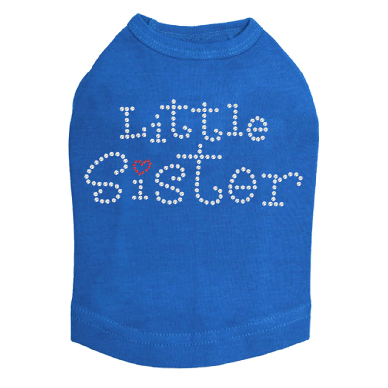 Little Sister with Red Heart - Dog Tank - Image 10