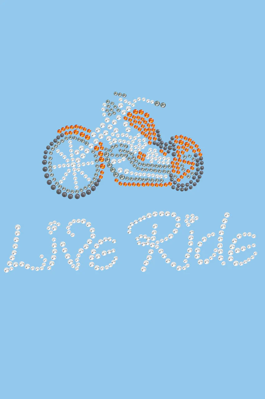 Live - Ride - (Orange) Motorcycle - Bandanas - Image 11