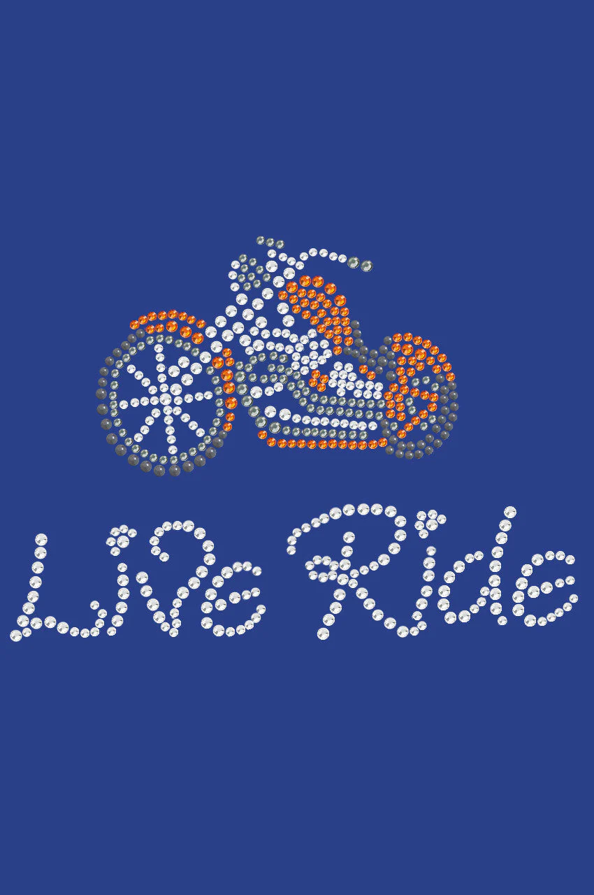 Live - Ride - (Orange) Motorcycle - Bandanas - Image 14
