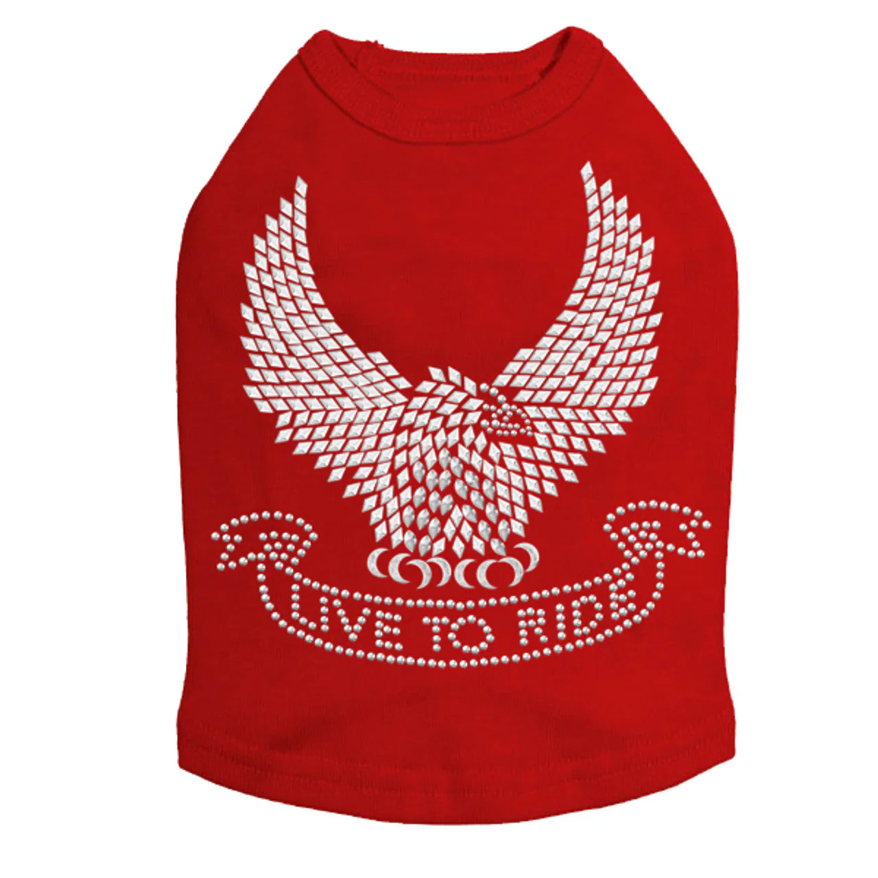 Live to Ride Eagle - Dog Tank - Image 10