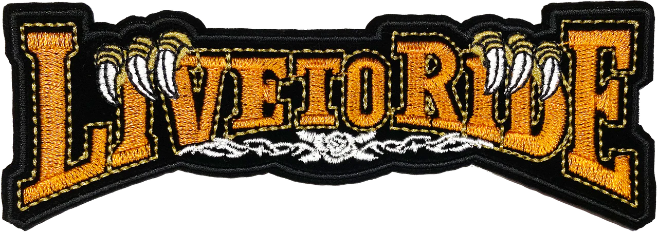 Live to Ride (Small)- Patch