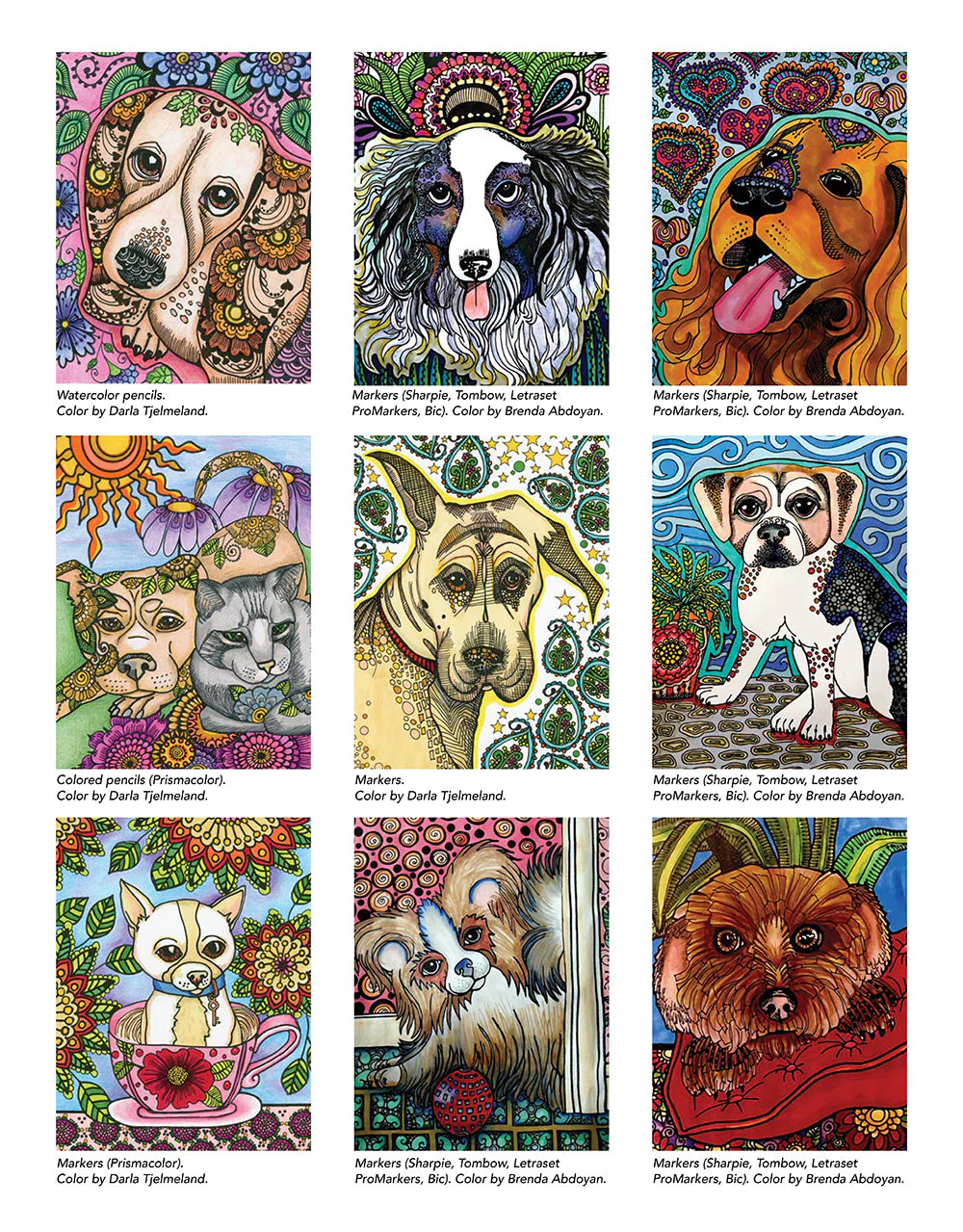 Lovable Dogs Coloring Book - Image 2