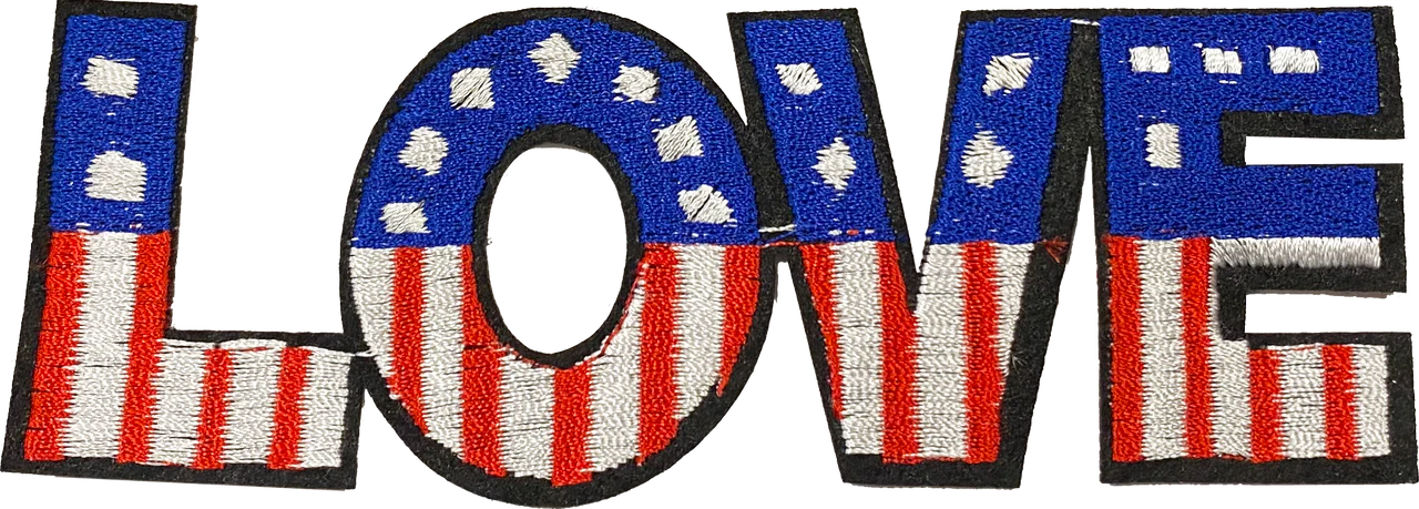 Love Patriotic Patch
