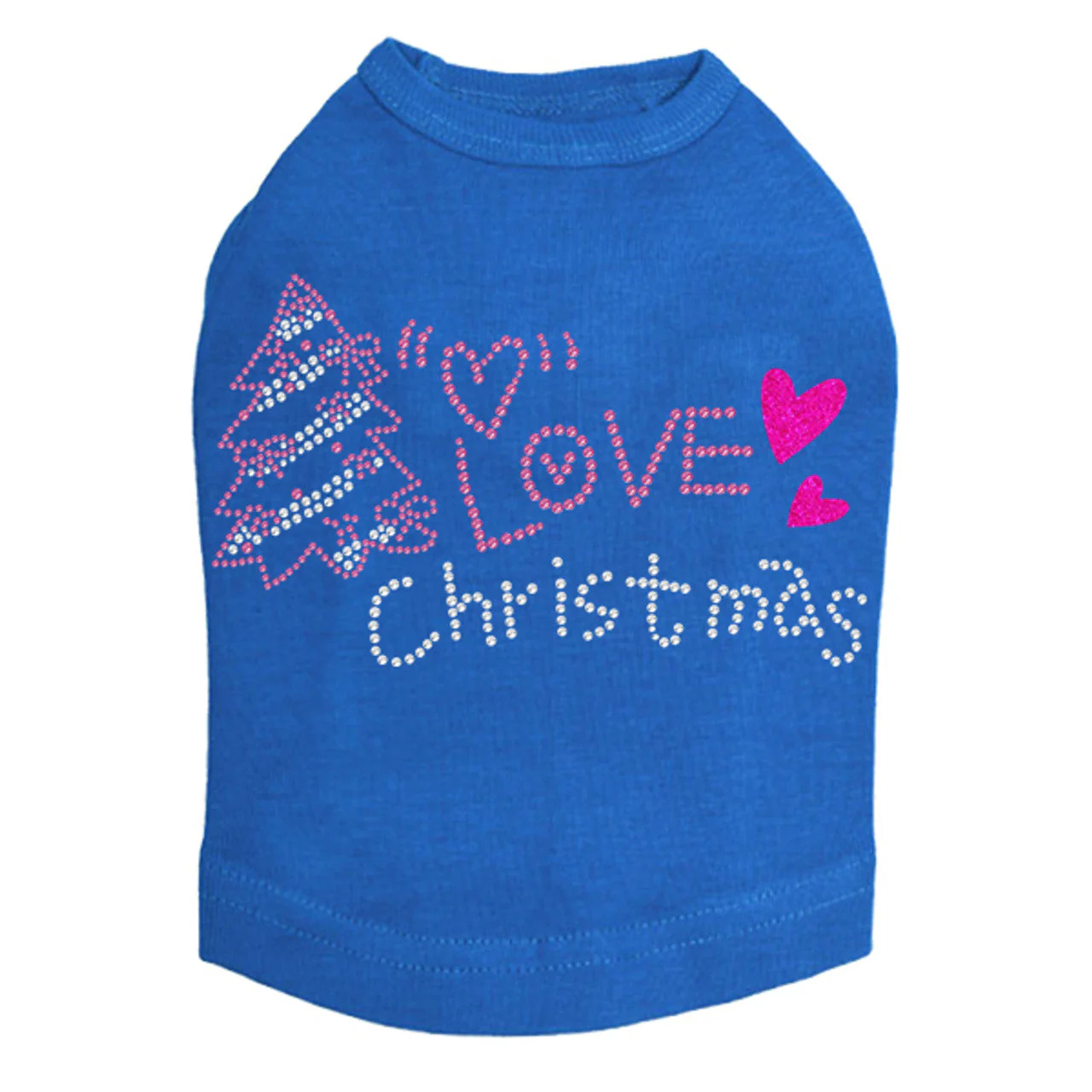 Love Pink Christmas - Dog Tank - Image 5
