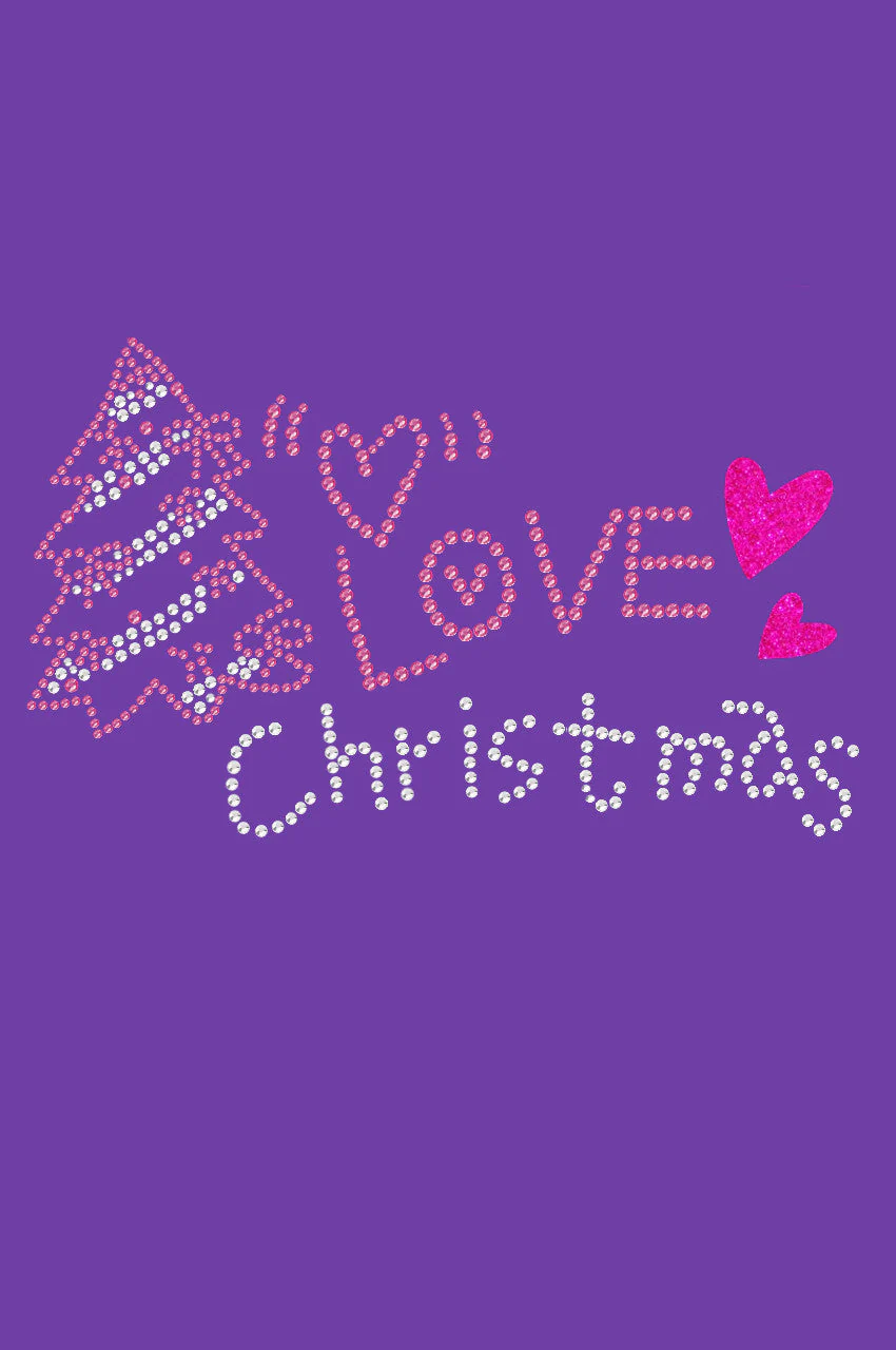 Love Pink Christmas - Women's T-shirt - Image 5