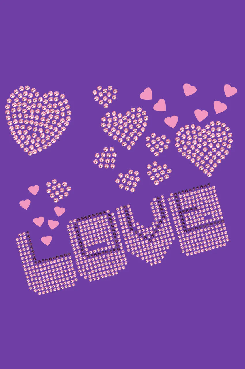 Love (Pink & Purple) Bandanna - Image 14