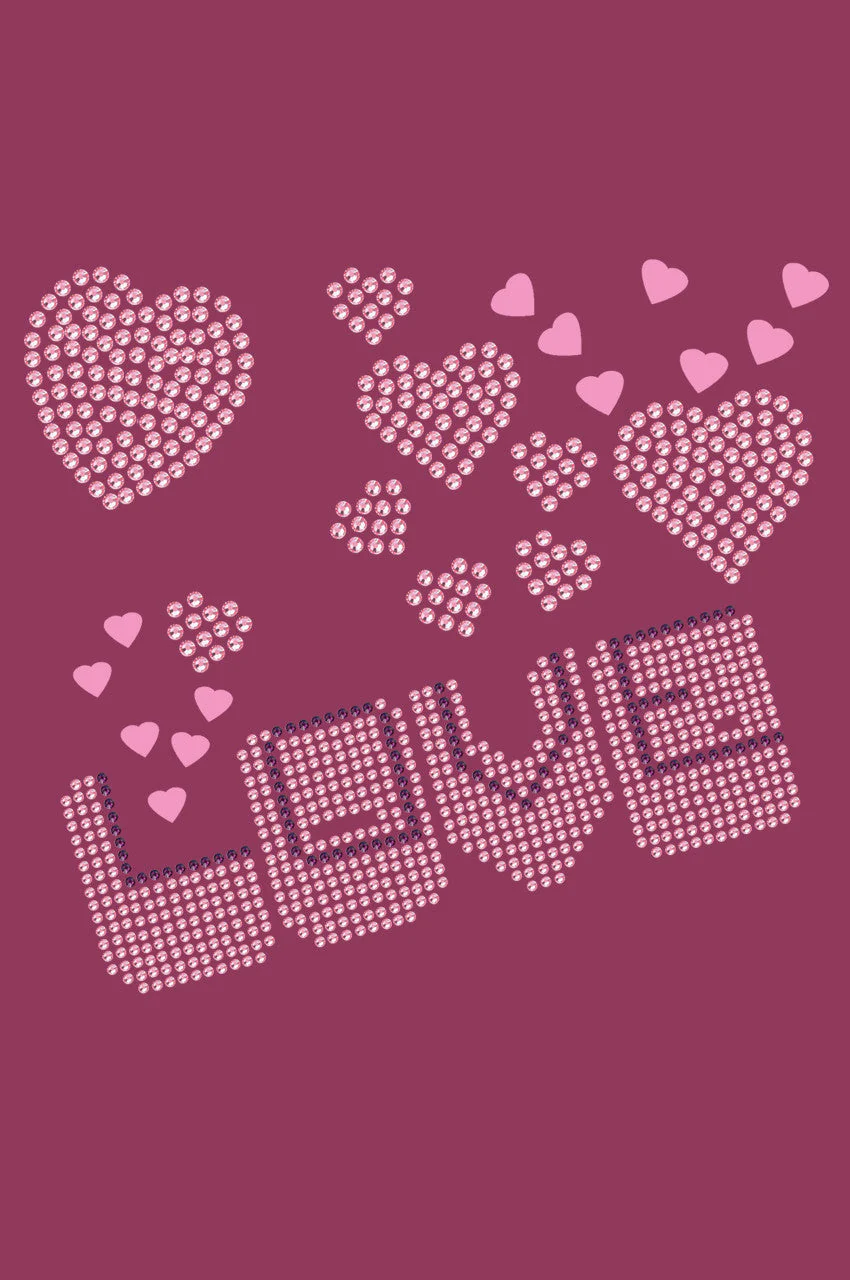 Love (Pink & Purple) Bandanna - Image 3
