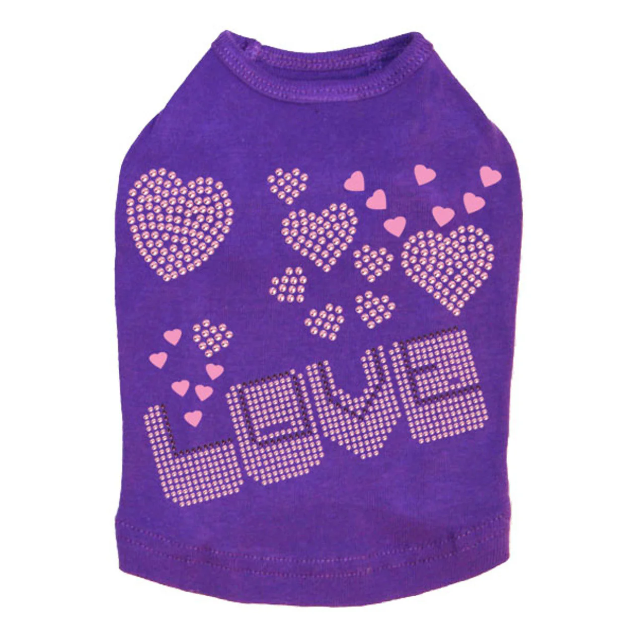 Love Pink & Purple - Dog Tank - Image 6