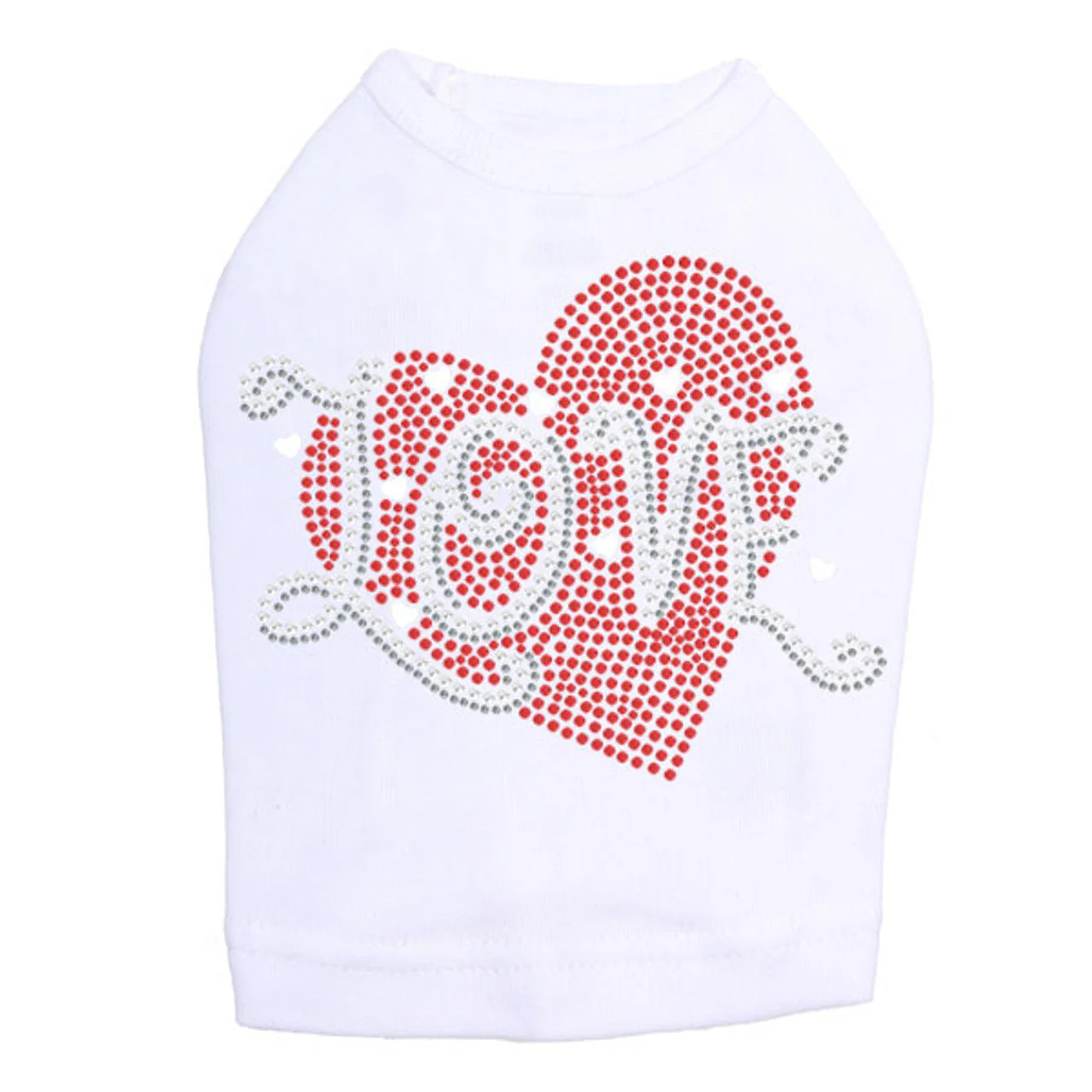 Love Red Heart - Dog Tank - Image 11