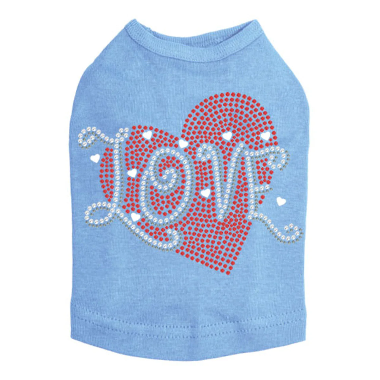 Love Red Heart - Dog Tank - Image 4