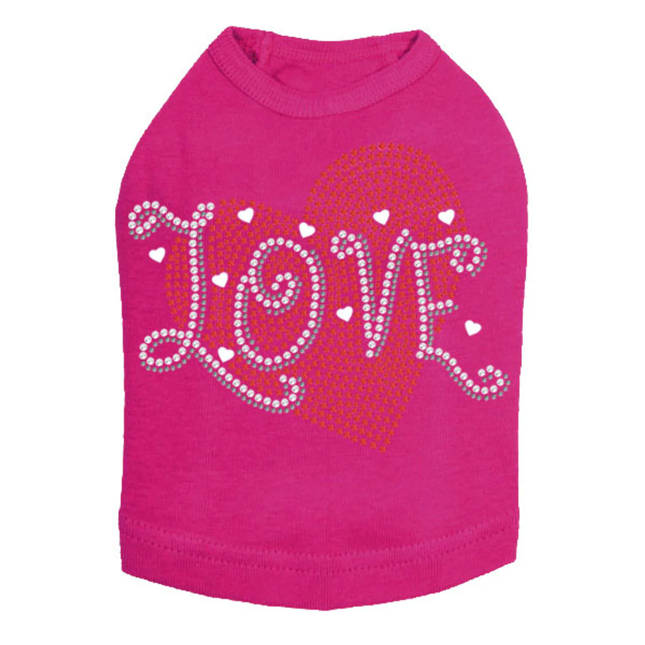Love Red Heart - Dog Tank - Image 9