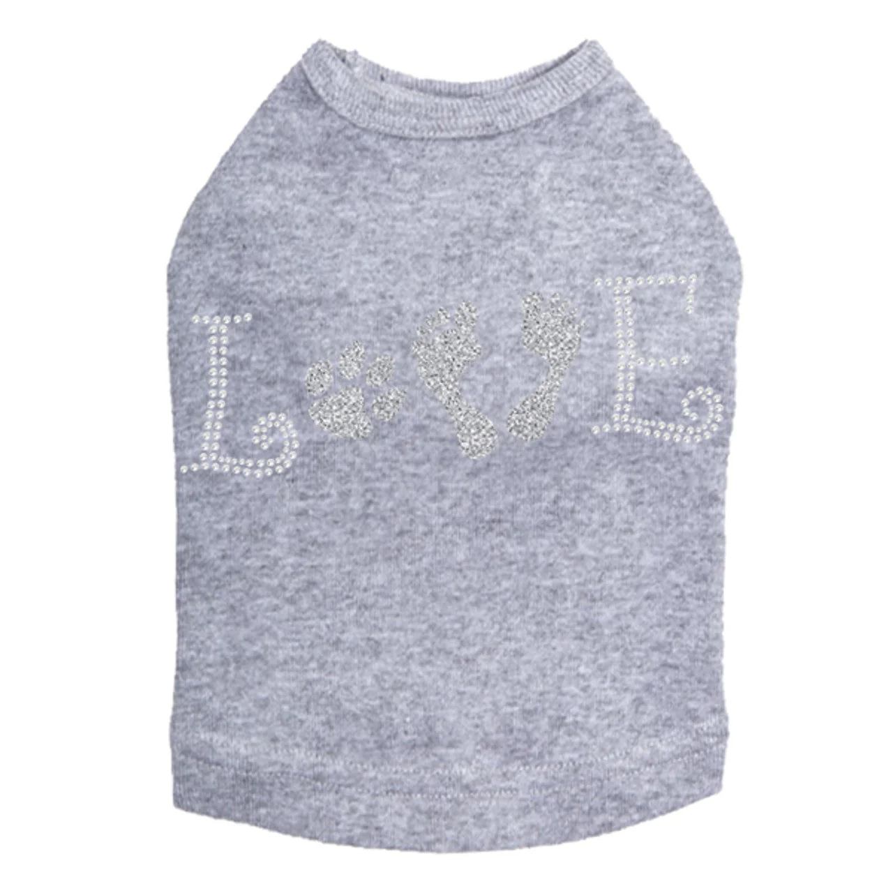 Love with Paw & Feet - Dog Tank - Image 11