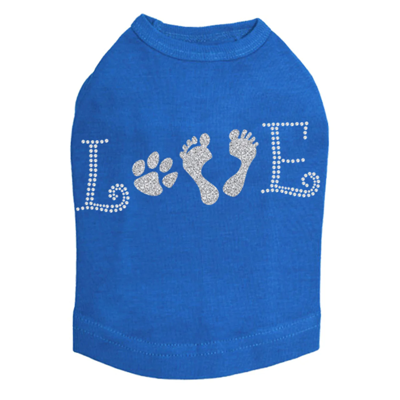 Love with Paw & Feet - Dog Tank - Image 6