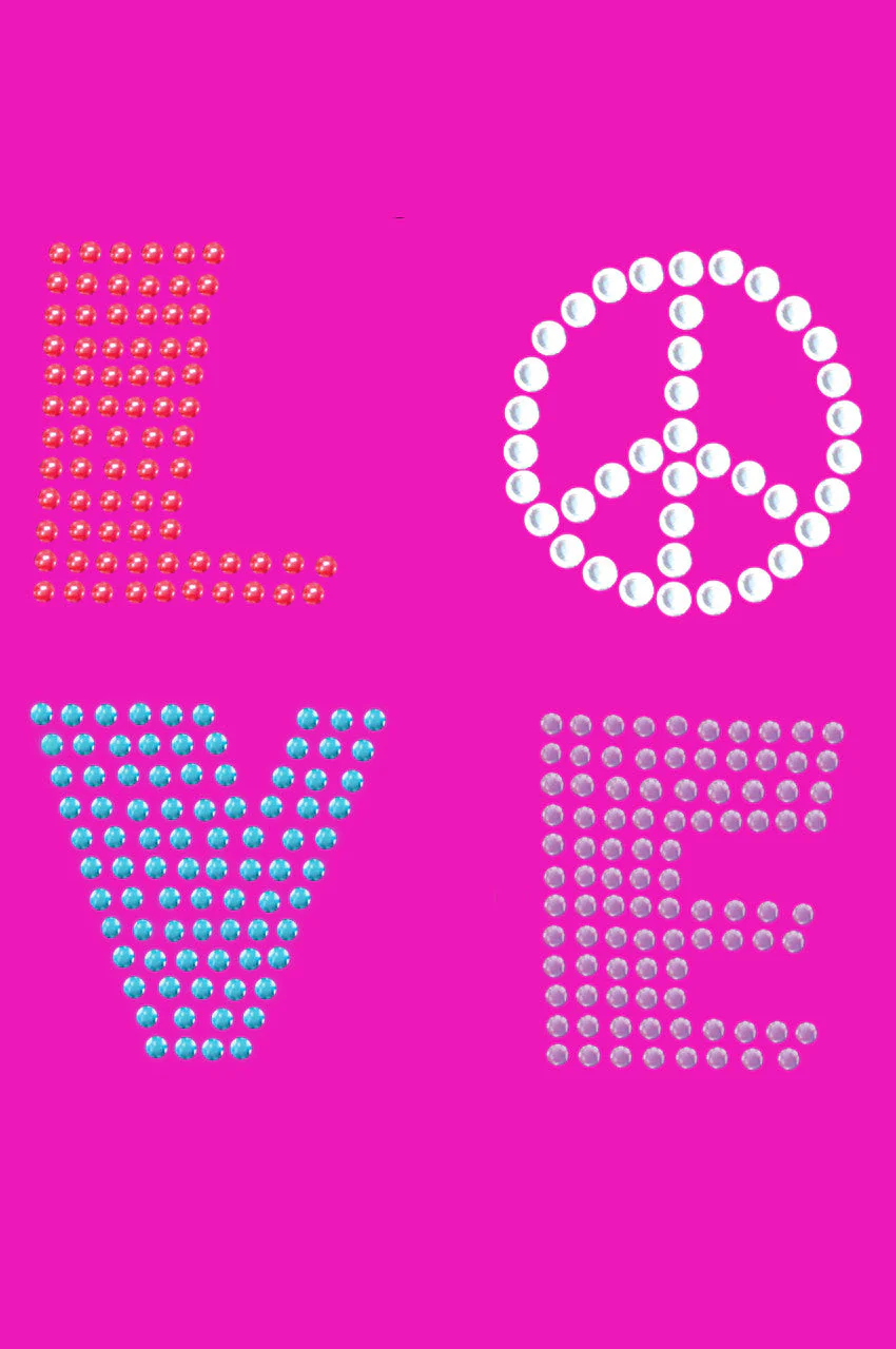 Love with Peace Sign - Bandanna - Image 12