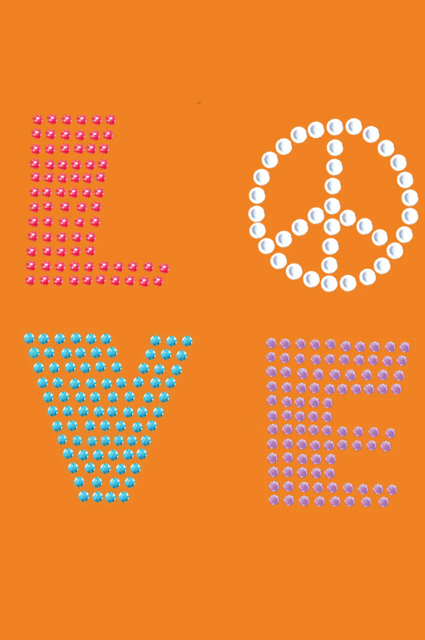 Love with Peace Sign - Bandanna - Image 2