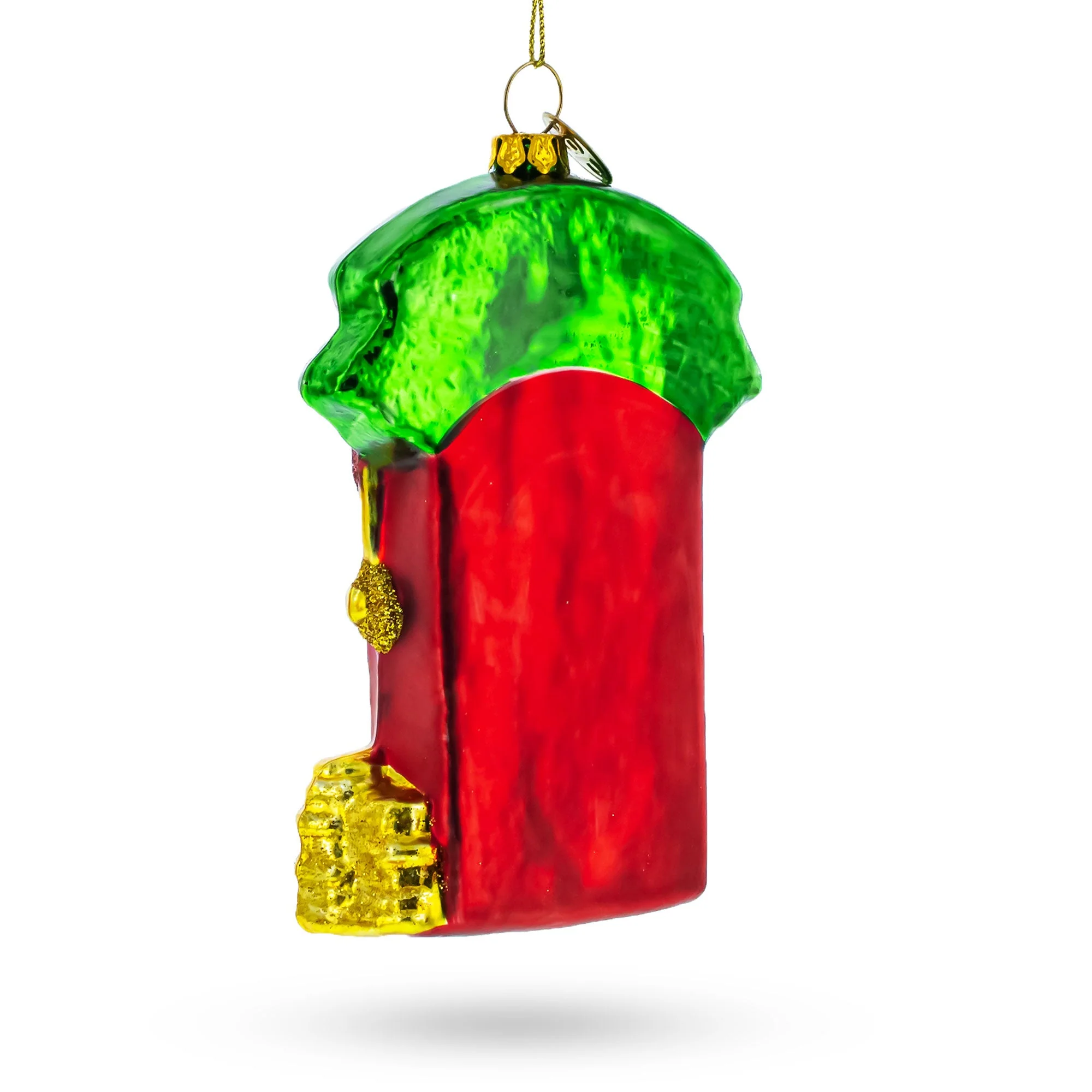 Lucky Slot Machine Jackpot Casino - Blown Glass Christmas Ornament - Image 3