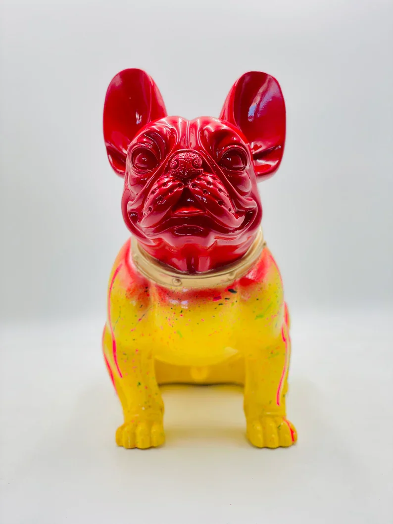 Luxury Design French Bulldog Statue - Image 2