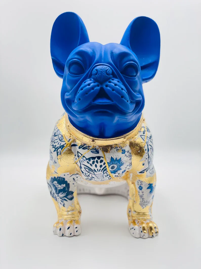 Luxury French Bulldog Statue - Image 4
