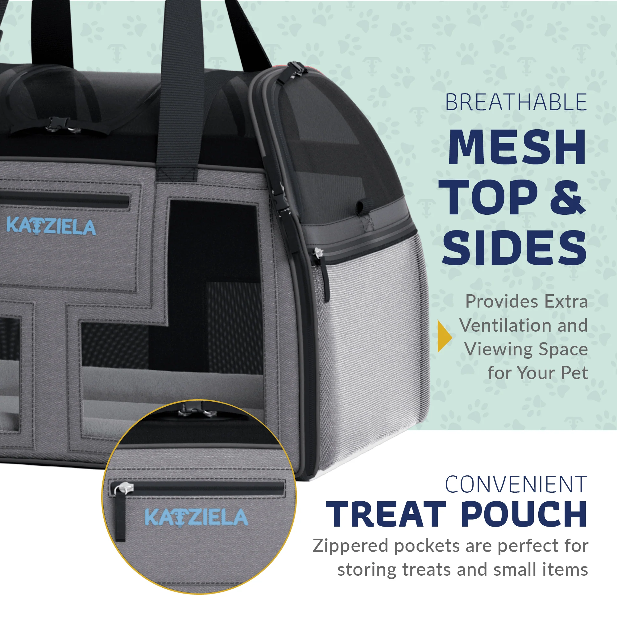 Luxury Lorry Pet Carrier with Removable Wheels and Telescopic Handle - Image 23