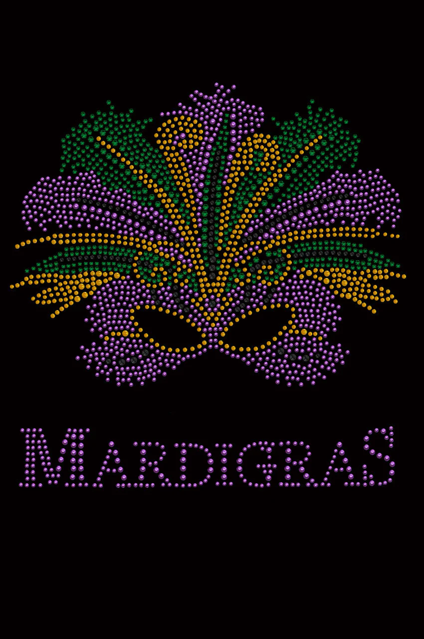 Madi Gras with Mask - Custom Tutu