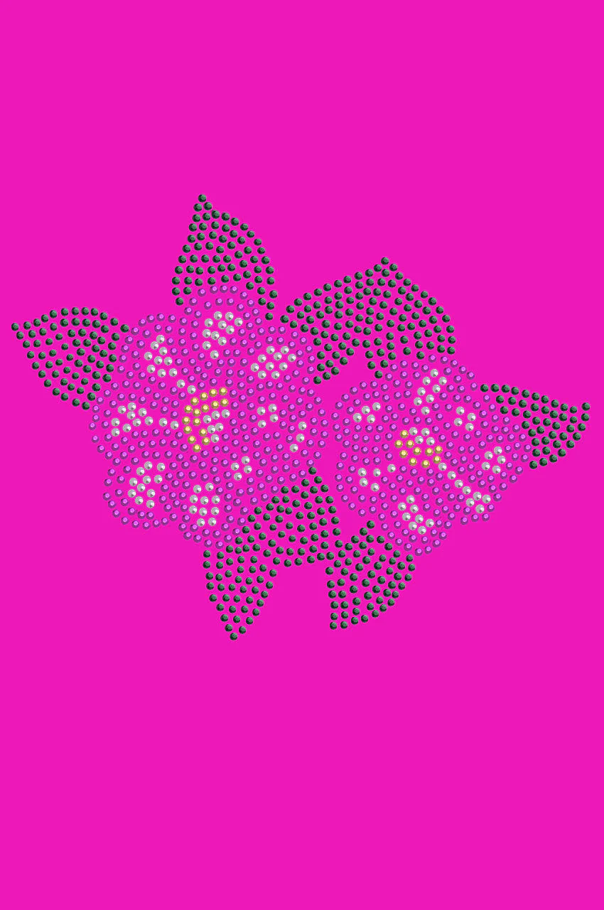 Magenta Flowers - Bandanna - Image 15