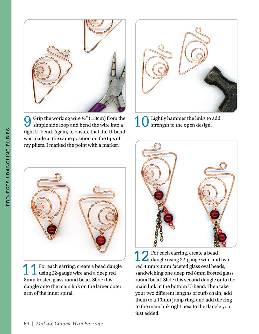 Making Copper Wire Earrings - Image 3