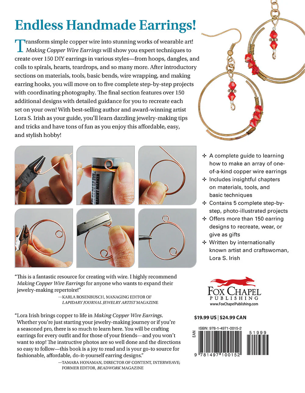 Making Copper Wire Earrings - Image 9