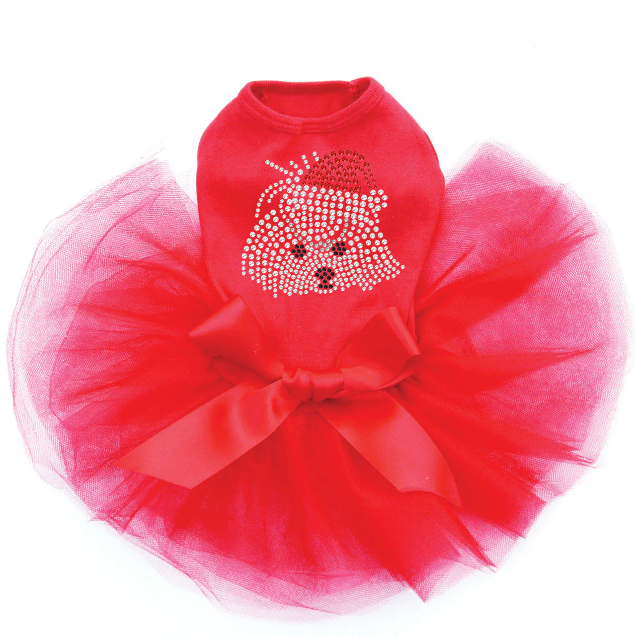 Maltese Face with Santa Hat - Custom Tutu - Image 3