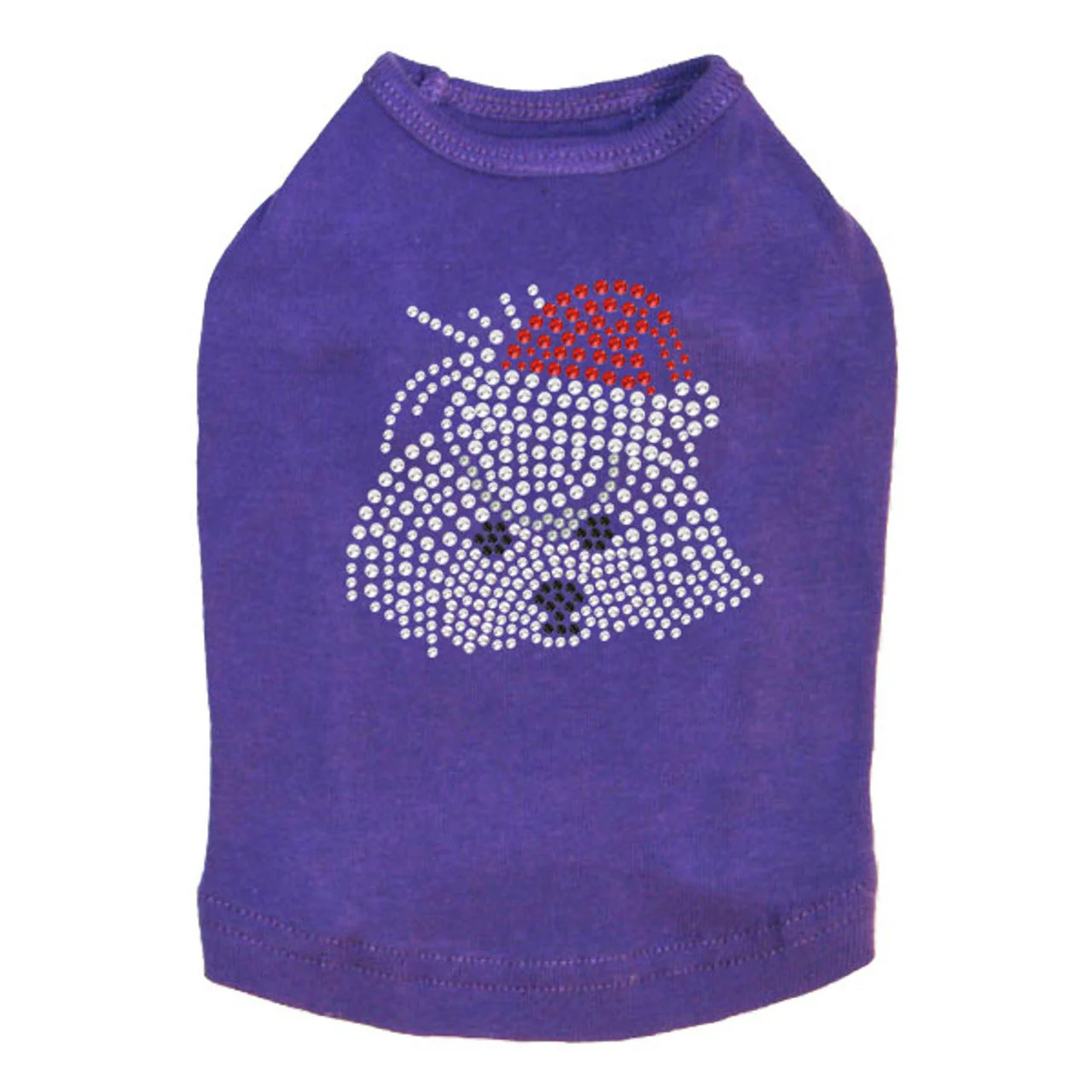 Maltese Face with Santa Hat - Dog Tank - Image 10