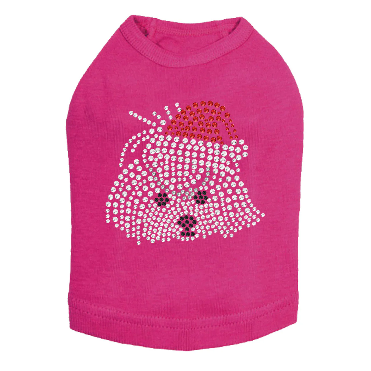 Maltese Face with Santa Hat - Dog Tank - Image 14