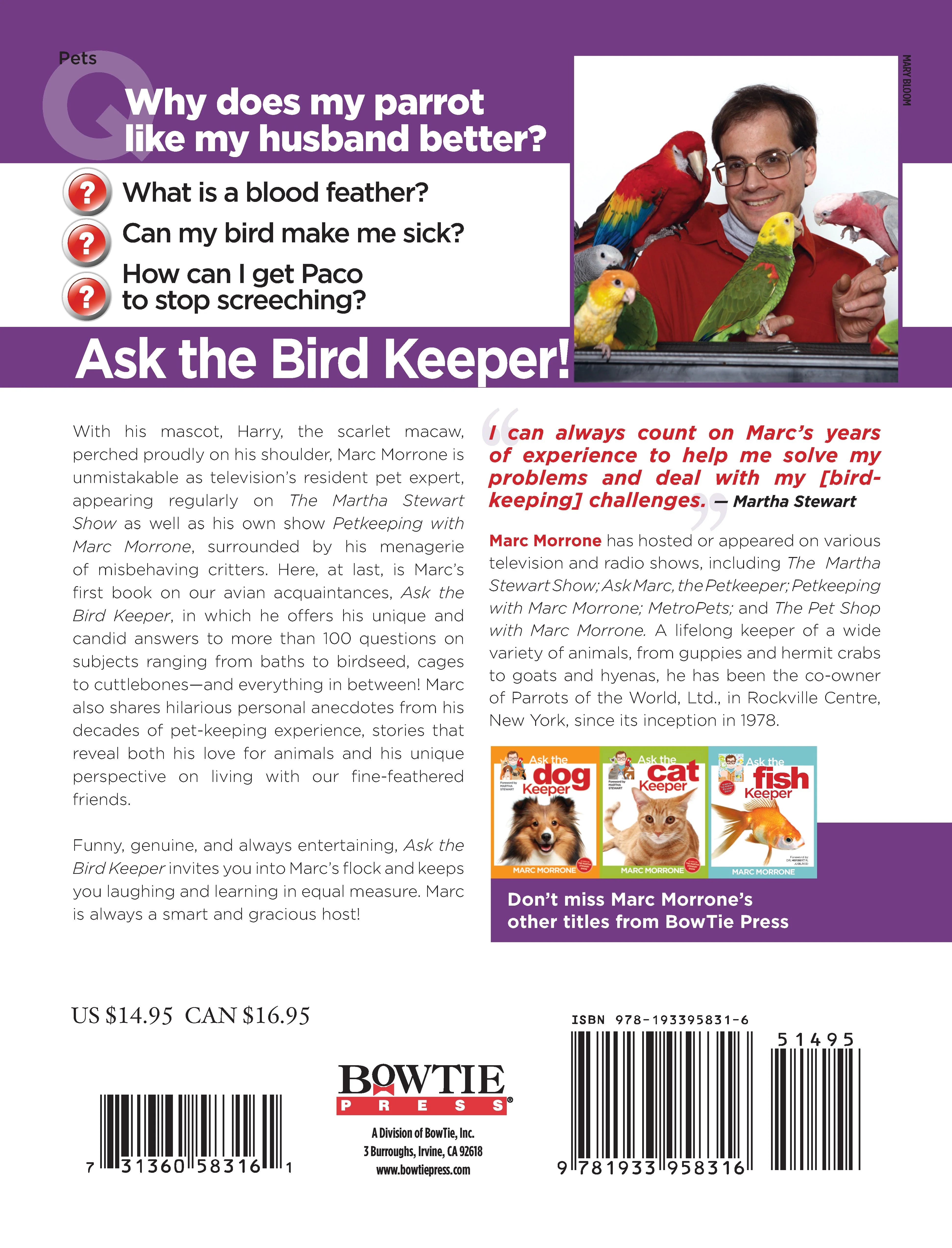 Marc Morrone's Ask the Bird Keeper - Image 2