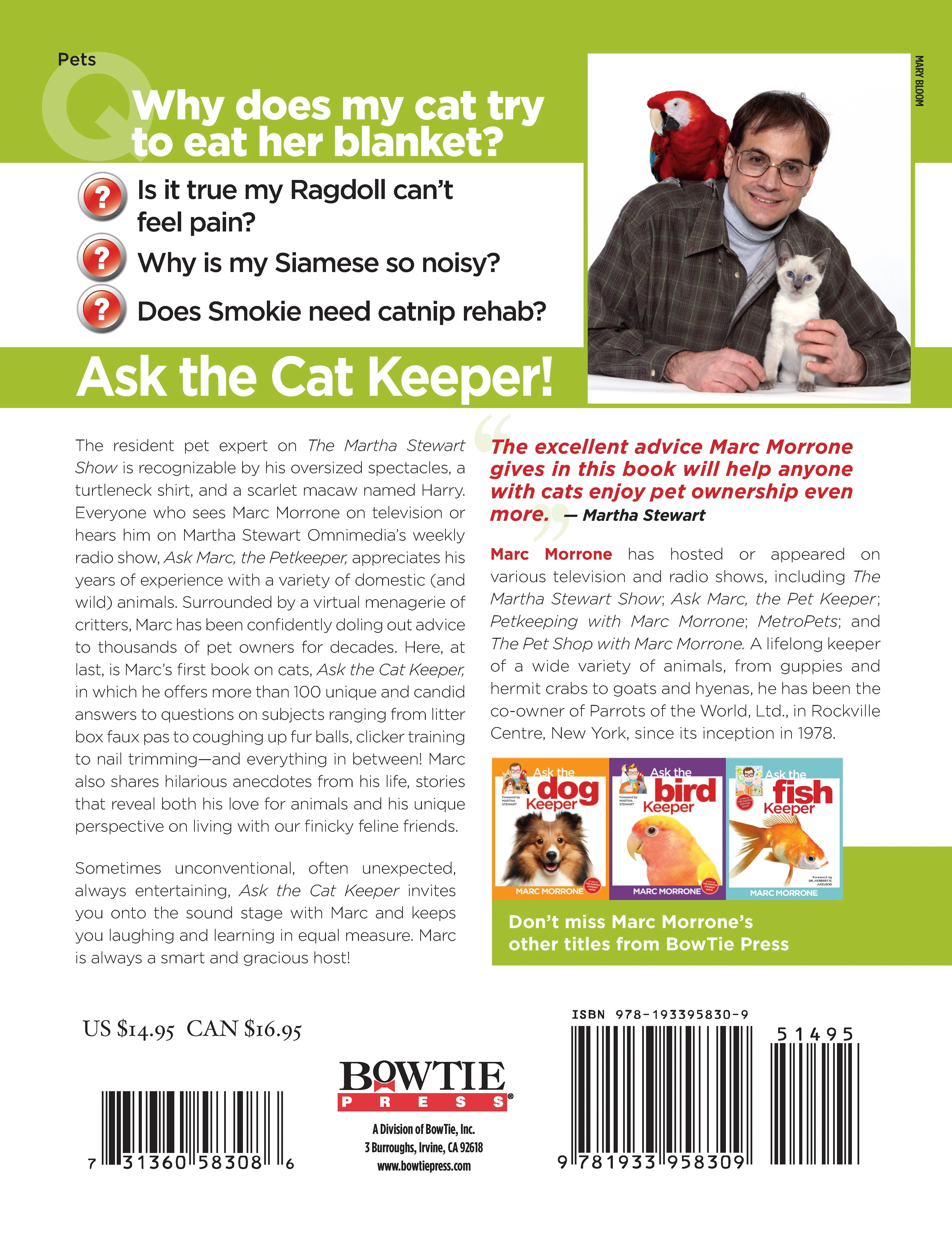 Marc Morrone's Ask the Cat Keeper - Image 2